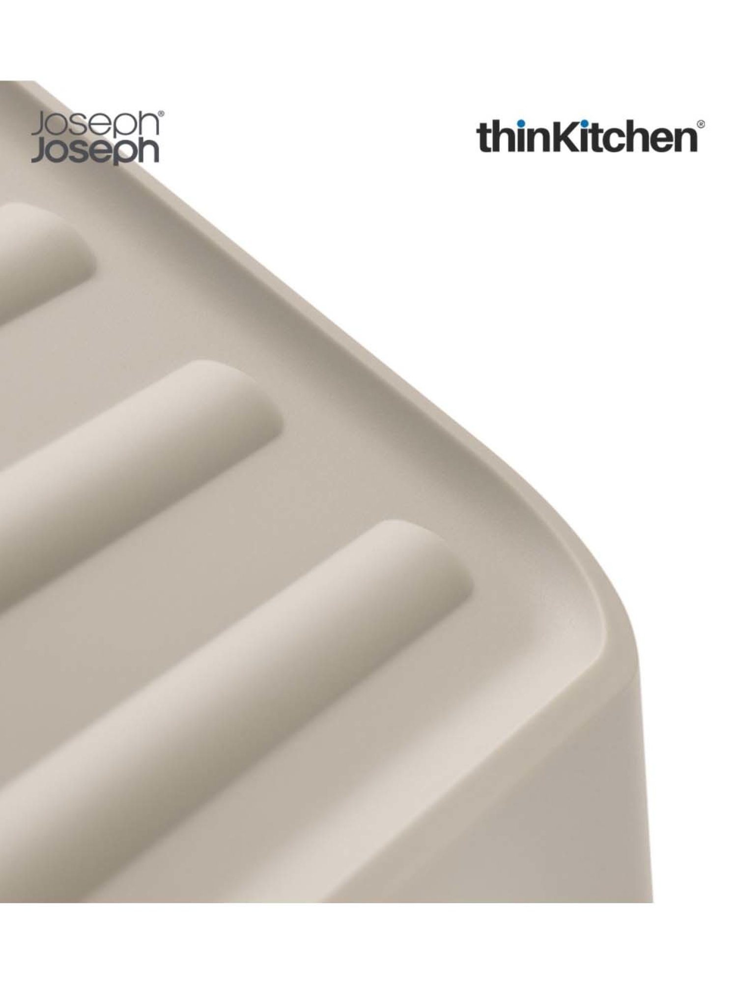 Joseph Joseph Ecru Polypropylene Shoe-In Large Space-Saving Shoe Rack