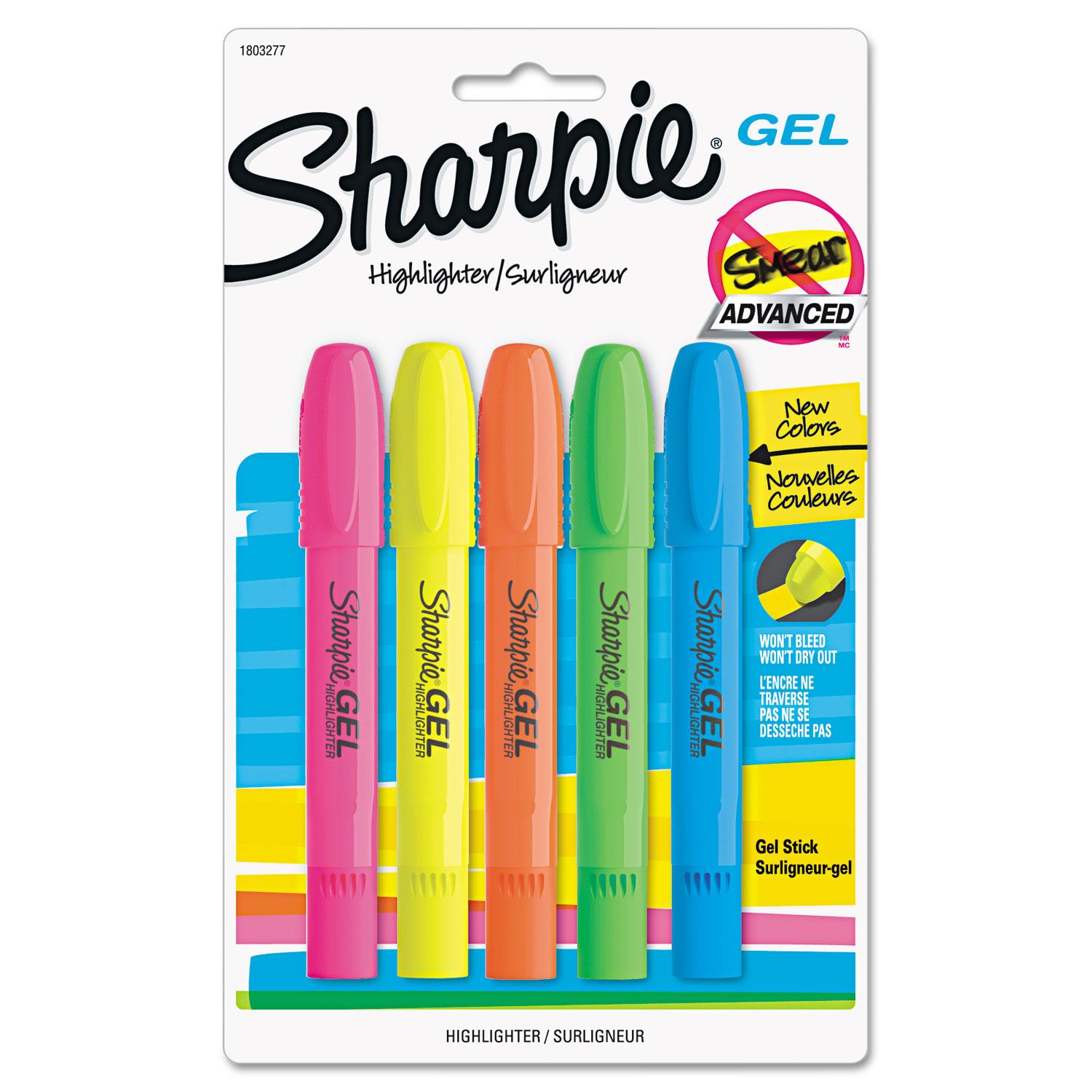 Sanford Sharpie Yellow Accent Gel Highlighters