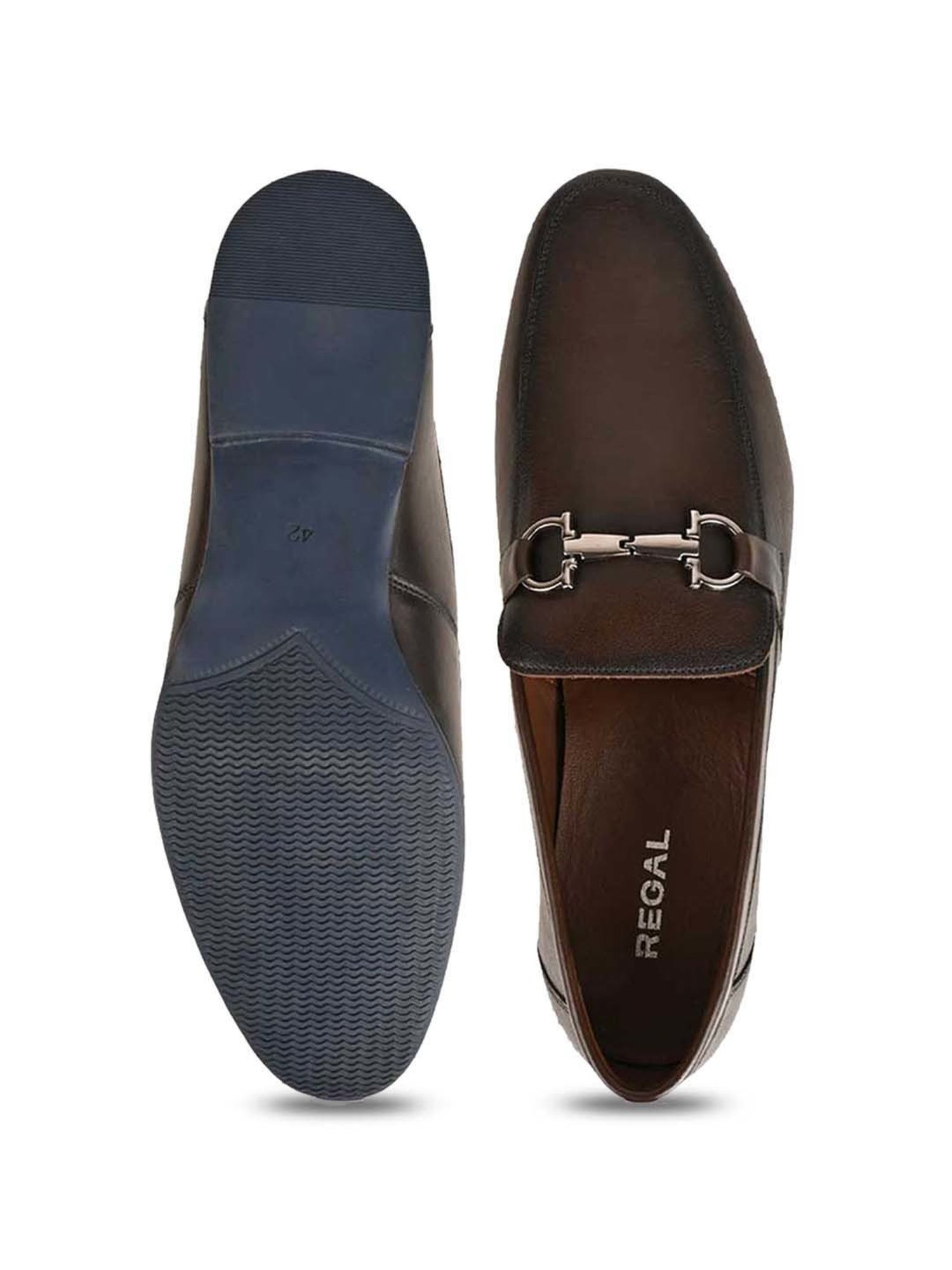 Regal Men's Brown Formal Loafers