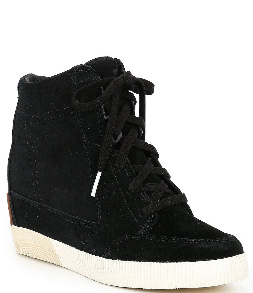 Sorel Out N About Waterproof Lace-Up Wedge Booties