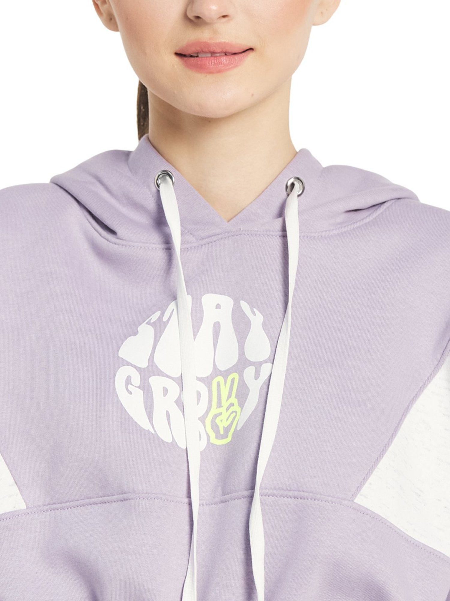 METTLE Purple Graphic Print Track Suit