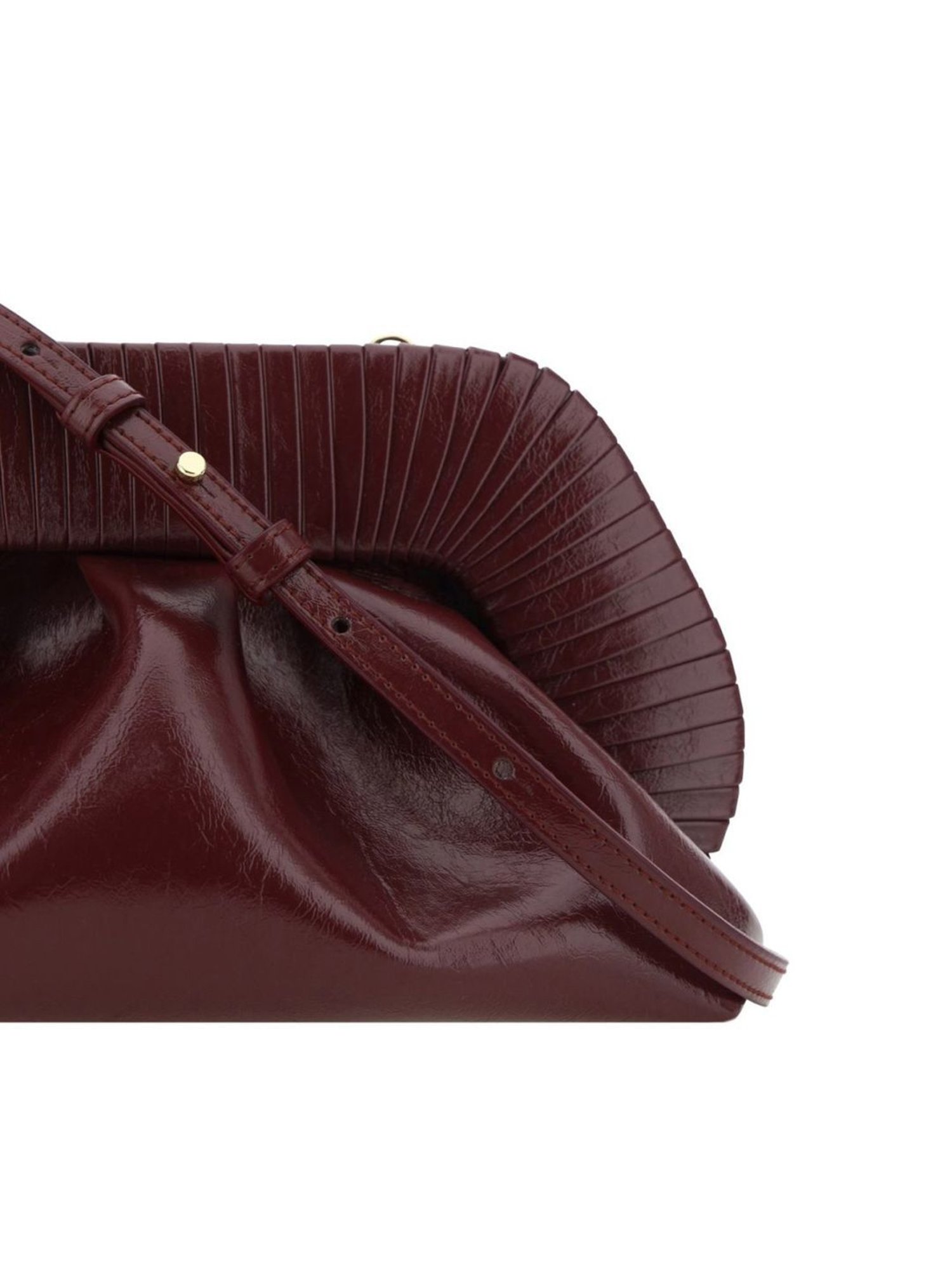 Themoire Marsala Tia Clutch