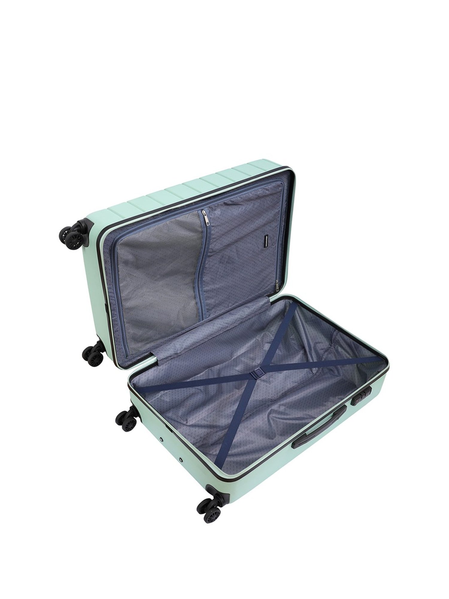 Aeropostale Stout Green Textured Hard Large Trolley Bag - 30 cm