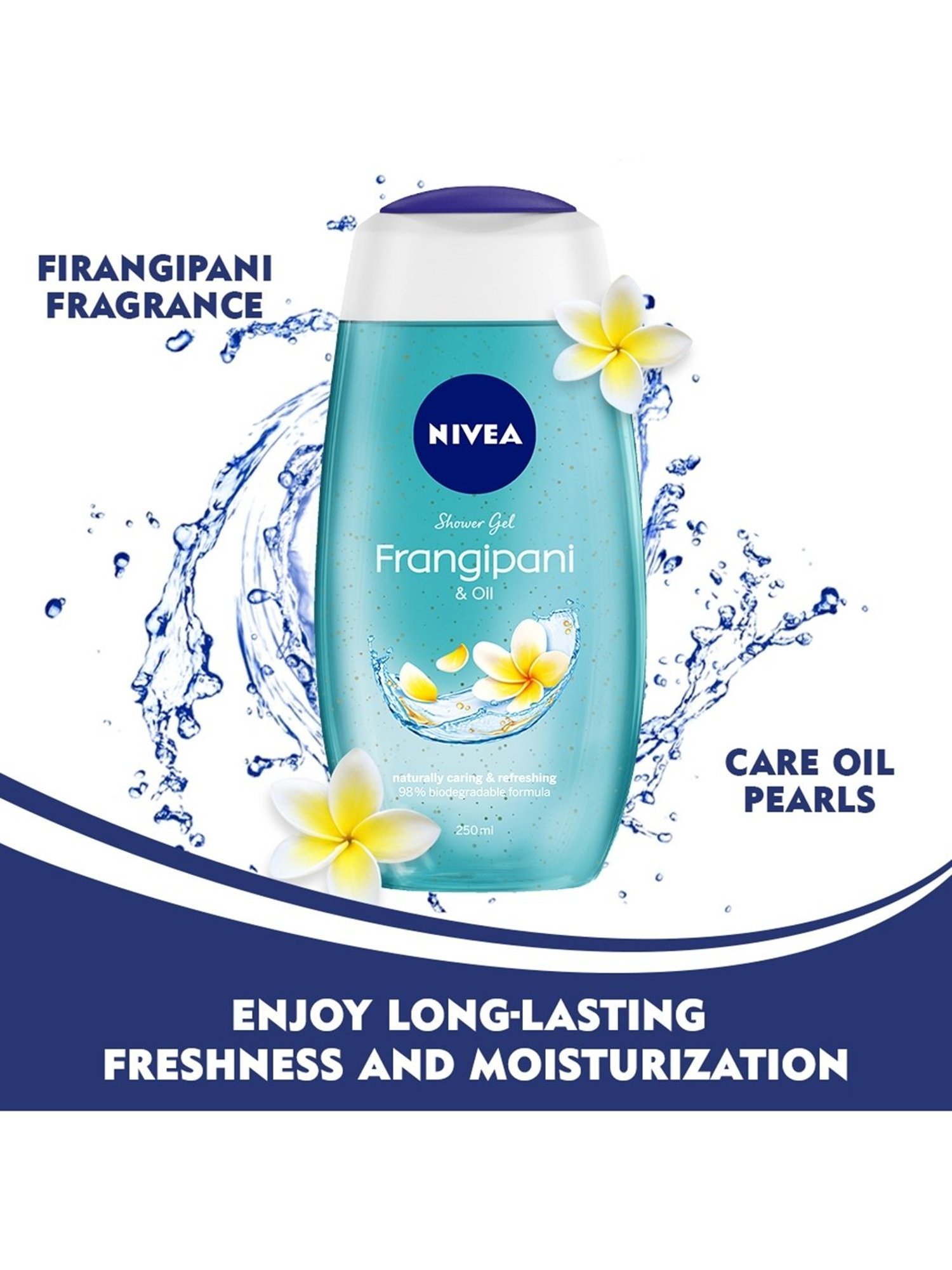 Nivea Frangipani with Oil Shower Gel & Body Wash - 250 ml