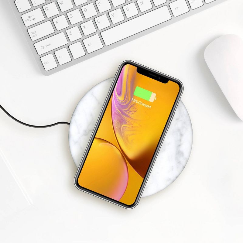 Marble Charging Pad 10W - White