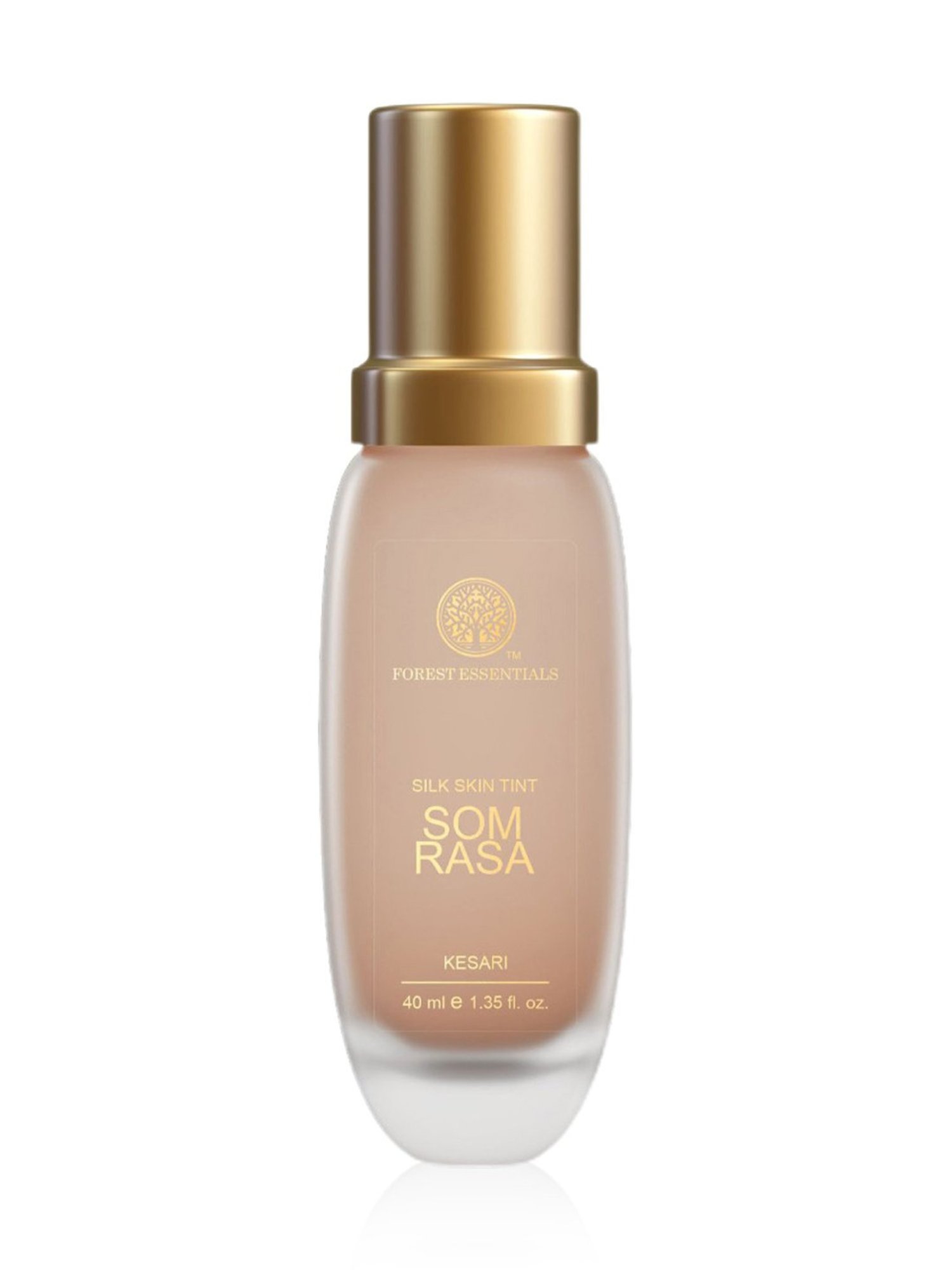 Forest Essentials Som Rasa Silk Tint Kesari Foundation for Even Skintone - 40 ml