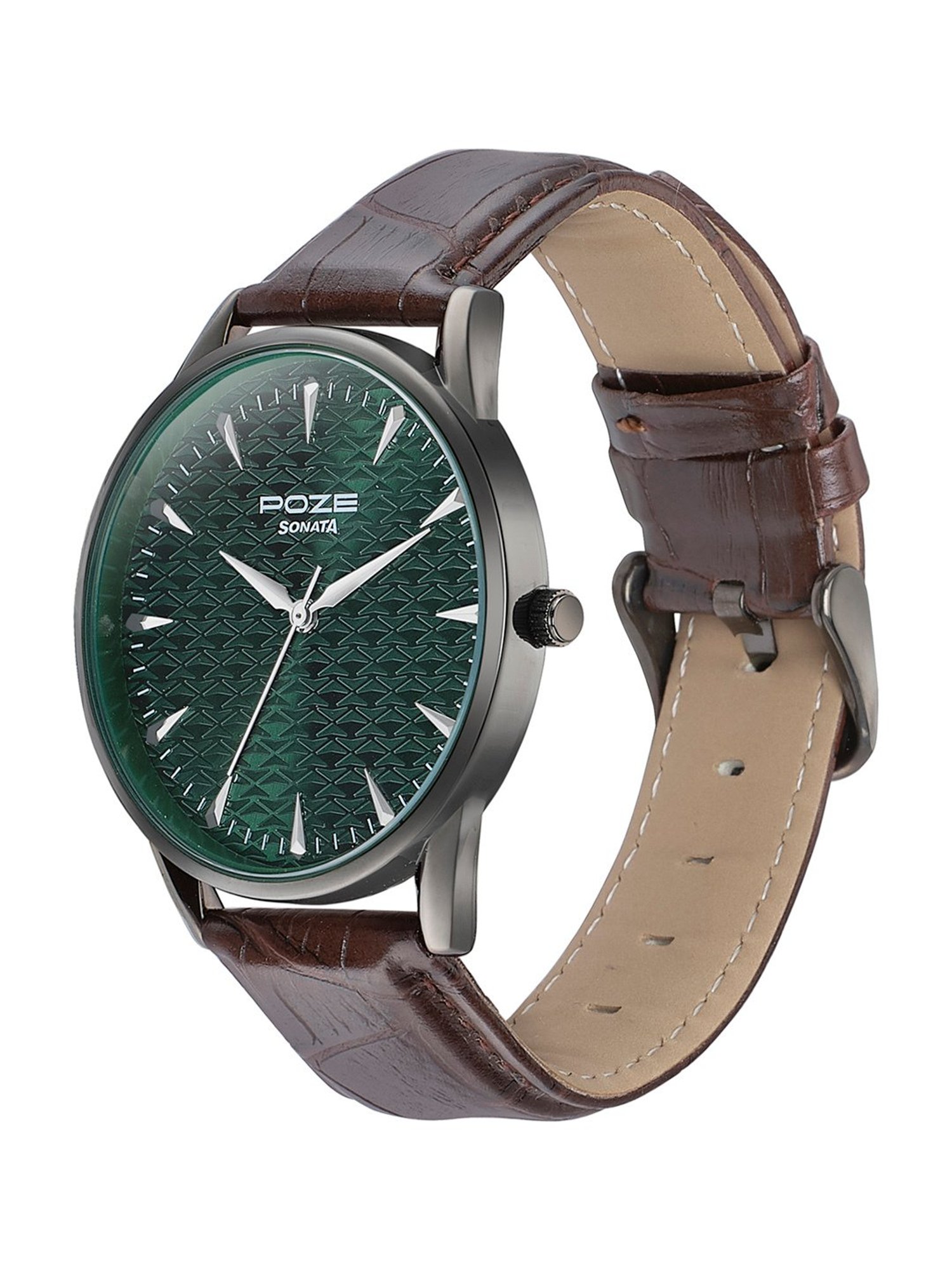 Sonata Poze 3.0 SP70047QL01W Analog Watch for Men