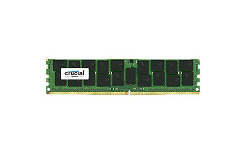 Crucial 64GB DDR4 SDRAM Memory Module - 64 GB - DDR4-2666/PC4-21300 DDR4 SDRAM - CL22 - 1.20 V - ECC - Registered - 288-pin - DIMM