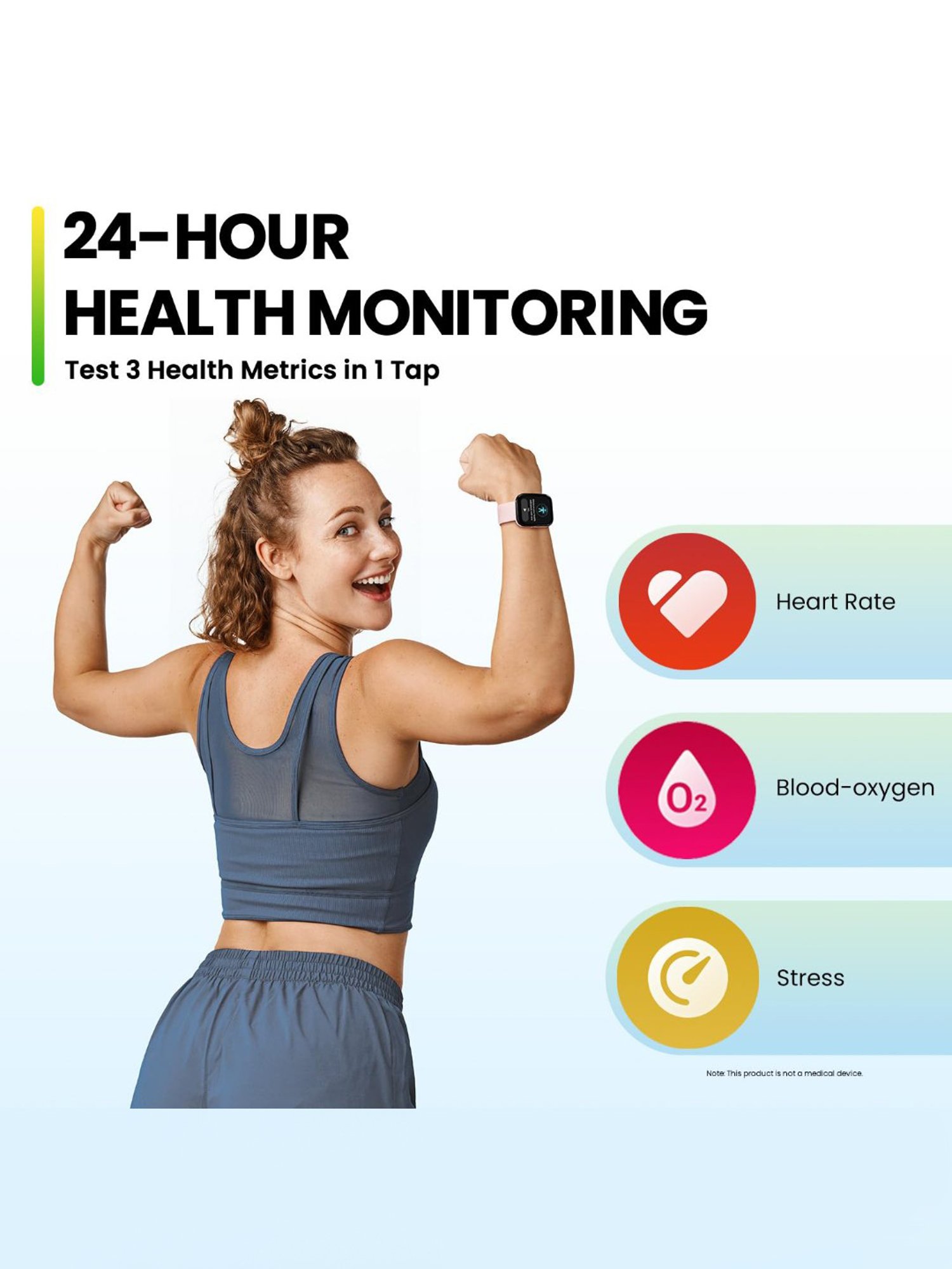 Amazfit Bip 5 BT Calling Smartwatch with 1.91 inch Ultra Large Screen & Alexa Built-in (White)