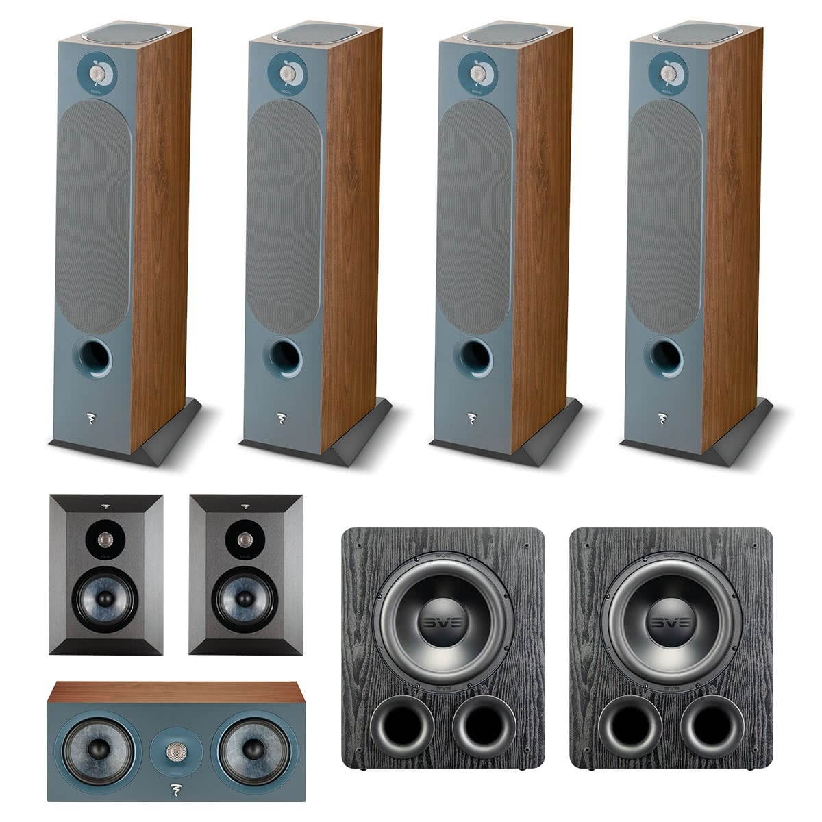 BIC America DV-32CLR 3.5" 2-Way Center Channel Speaker Single