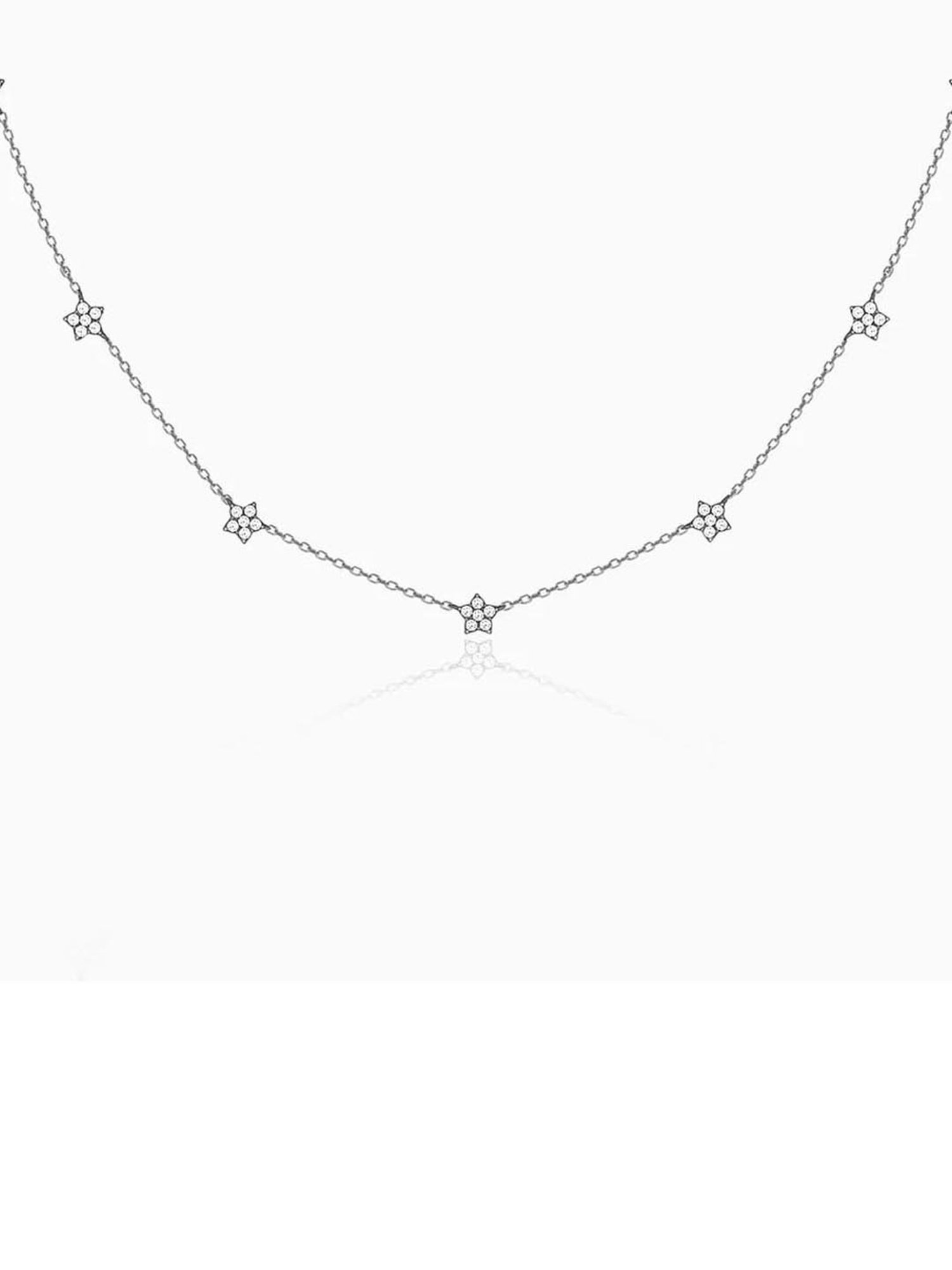 GIVA 92.5 Sterling Silver Star Constellation Necklace for Women