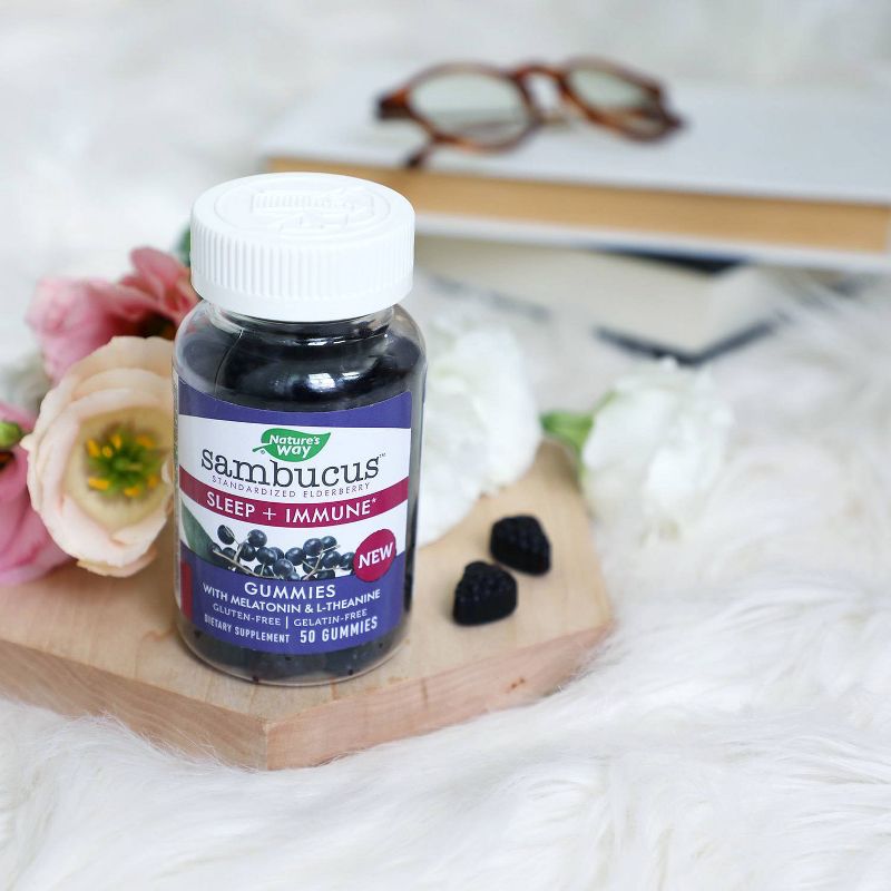 Nature's Way Sambucus Elderberry Sleep + Immune Gummies – 30ct
