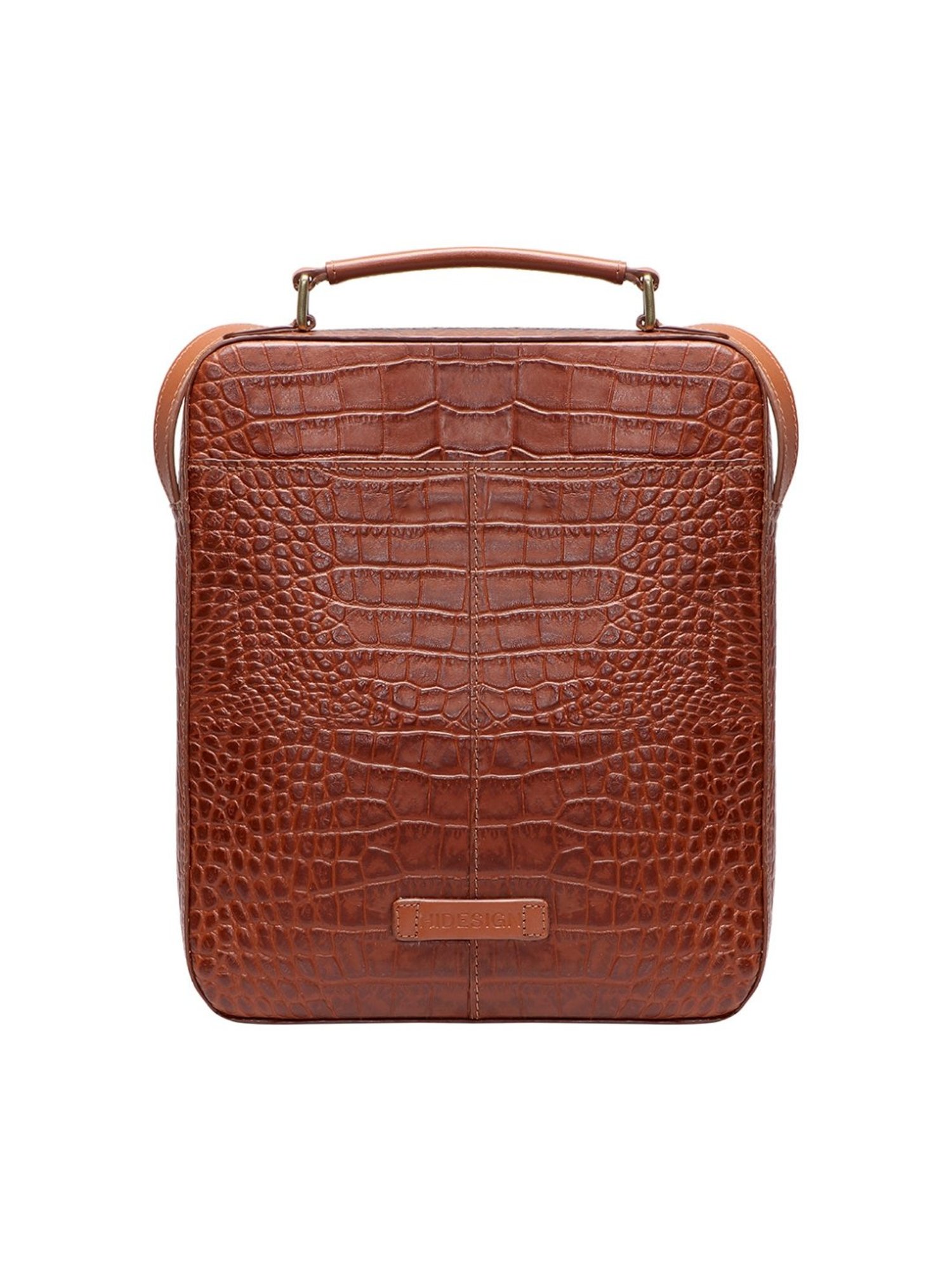 Hidesign Manhattan Draper 02 Tan Leather Sling Handbag