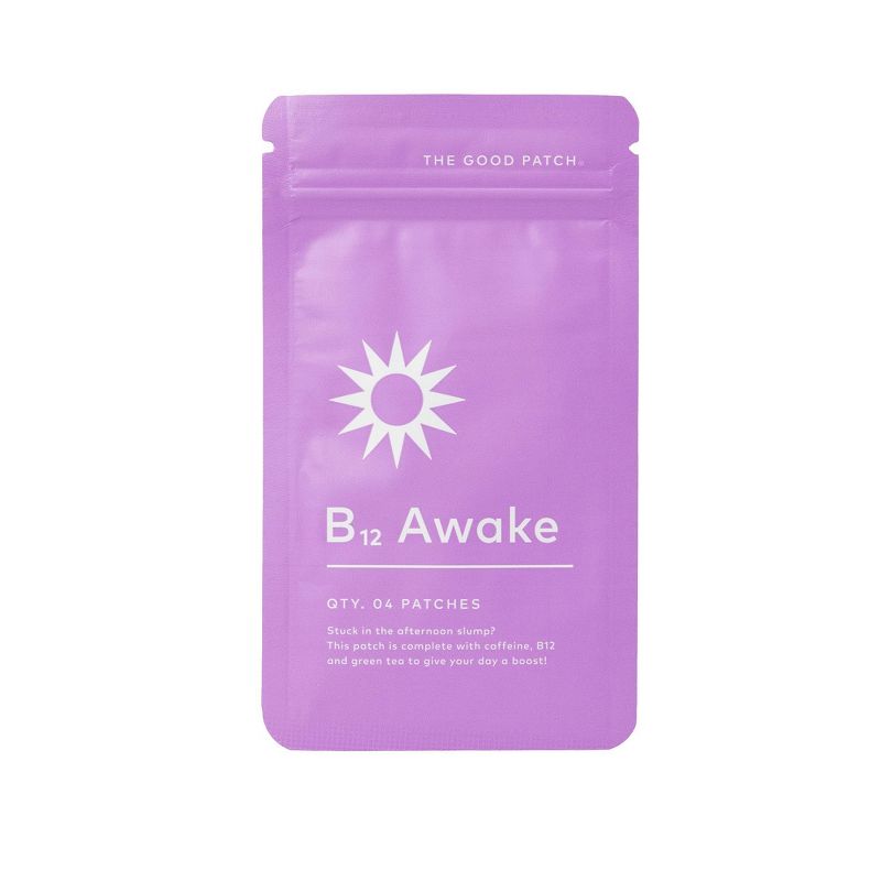 The Good Patch Plant Based Awake Patch with B12 - 4ct