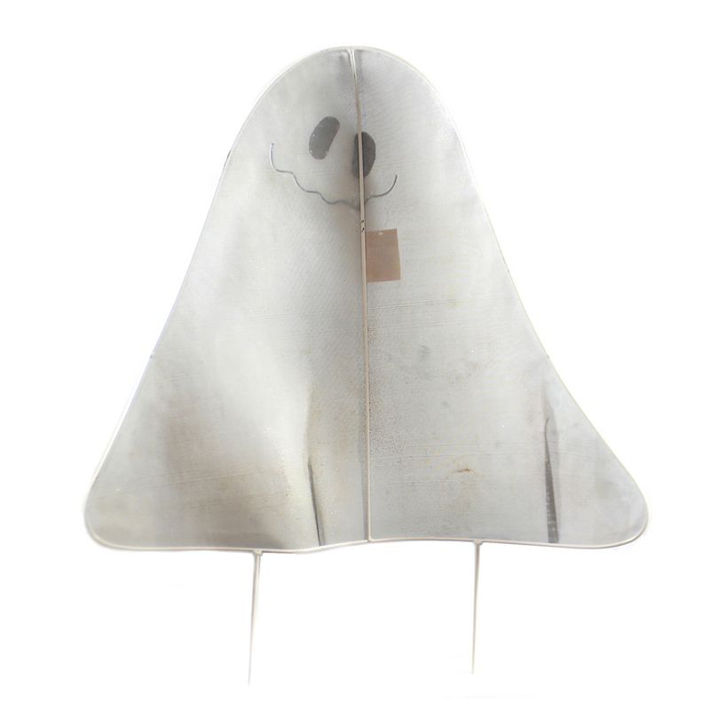 Halloween 21.5" Mesh Ghost Yard Stake Lg Spirit Outside  -  Decorative Garden Stakes