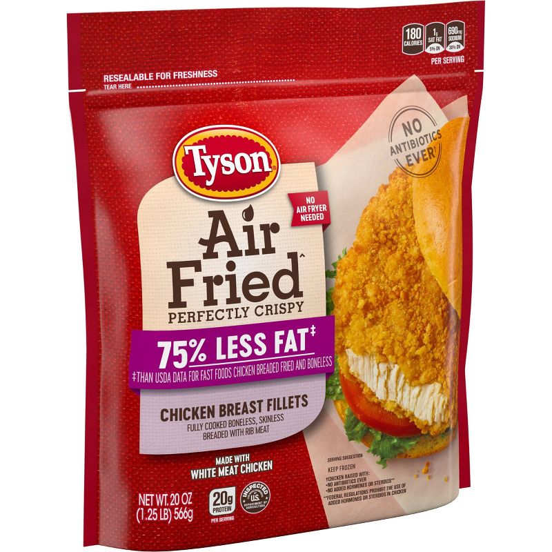 Tyson Air Fried Chicken Fillets - Frozen - 20oz