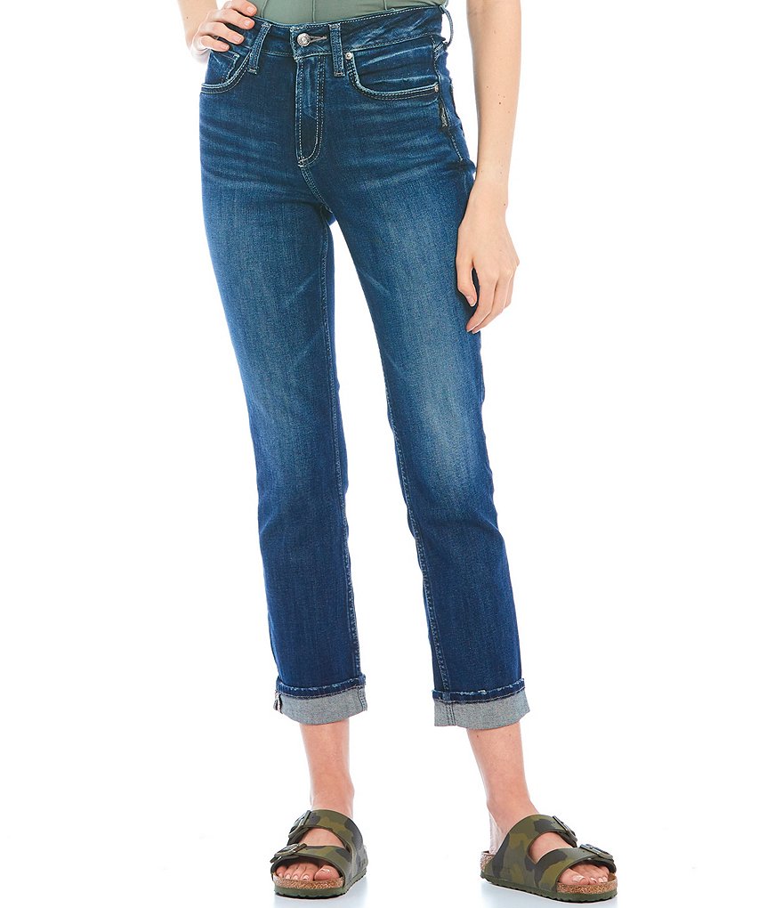 Silver Jeans Co. Highly Desirable Raw Edge Straight Jeans