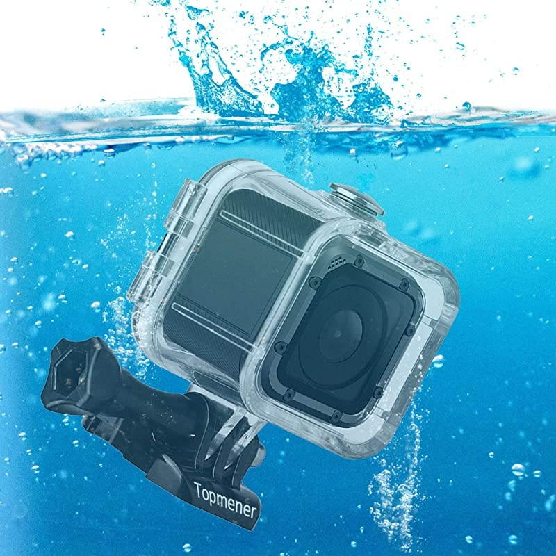 Waterproof Case for GoPro Hero 5 SessionHero SessionHero 4 Session HD Dive Case Underwater Protective Shell Antiscratch Action Camera Accessories with Antifog Inserts and Thumbscrew 45m