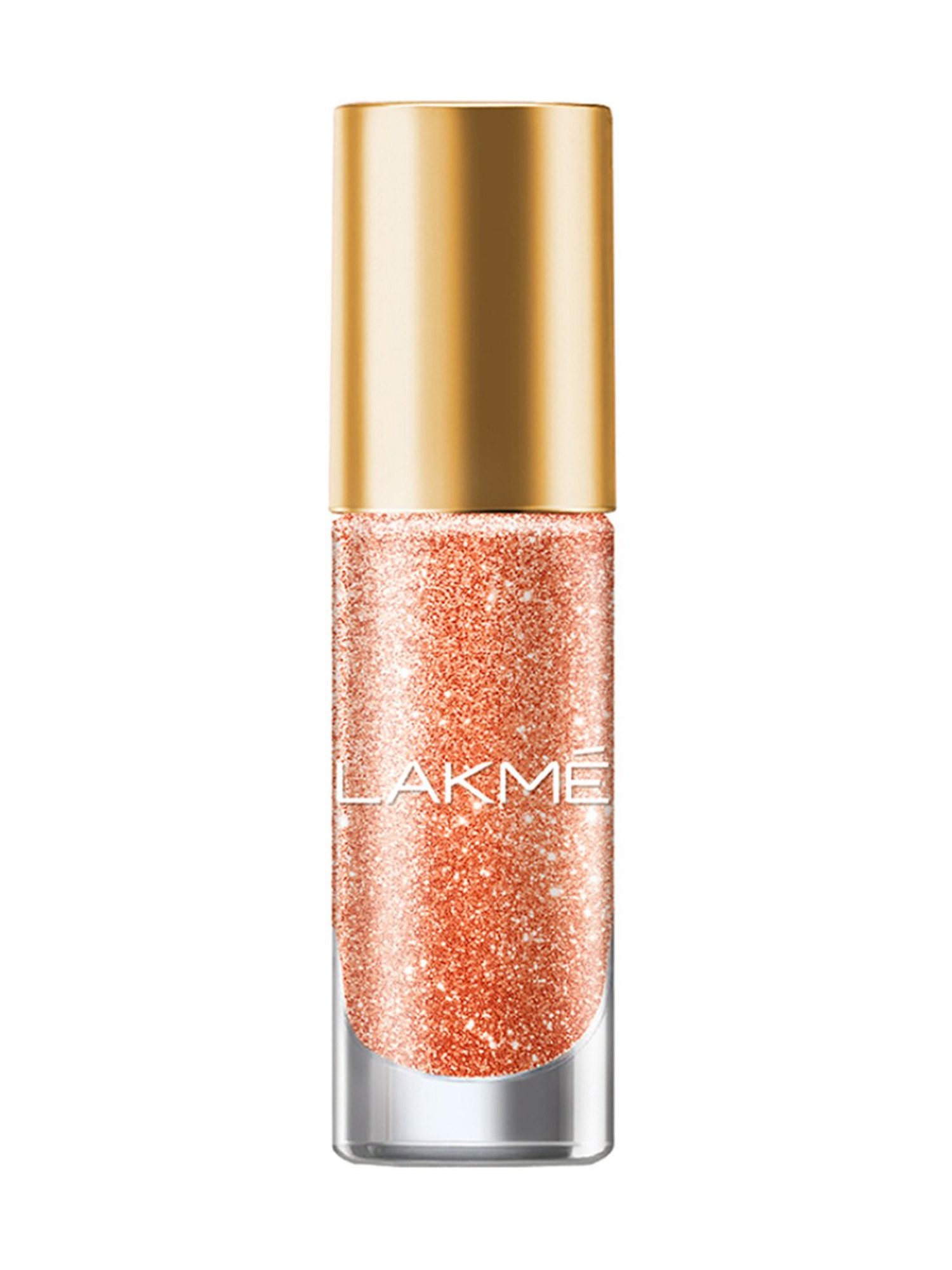 Lakme Glitterati Collection Shine Nail Color Electric Peach - 6 ml