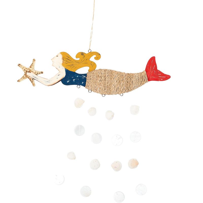 30"H Wood Wind Chime - Olivia & May