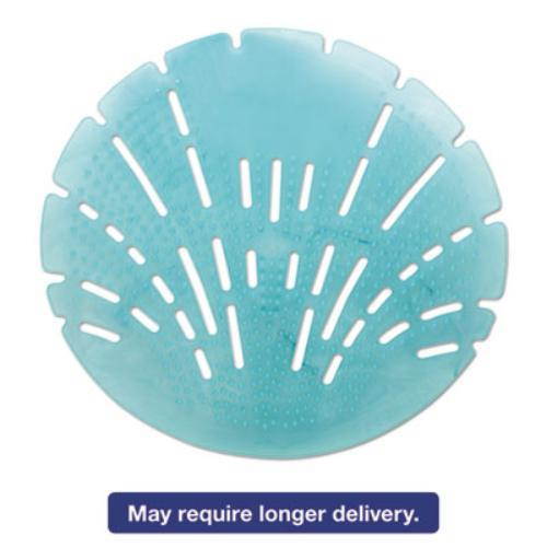 Pearl 3D Urinal Screen, Mountain Air, Blue, 10/Pack, 6 Pack/Carton BGD623CT