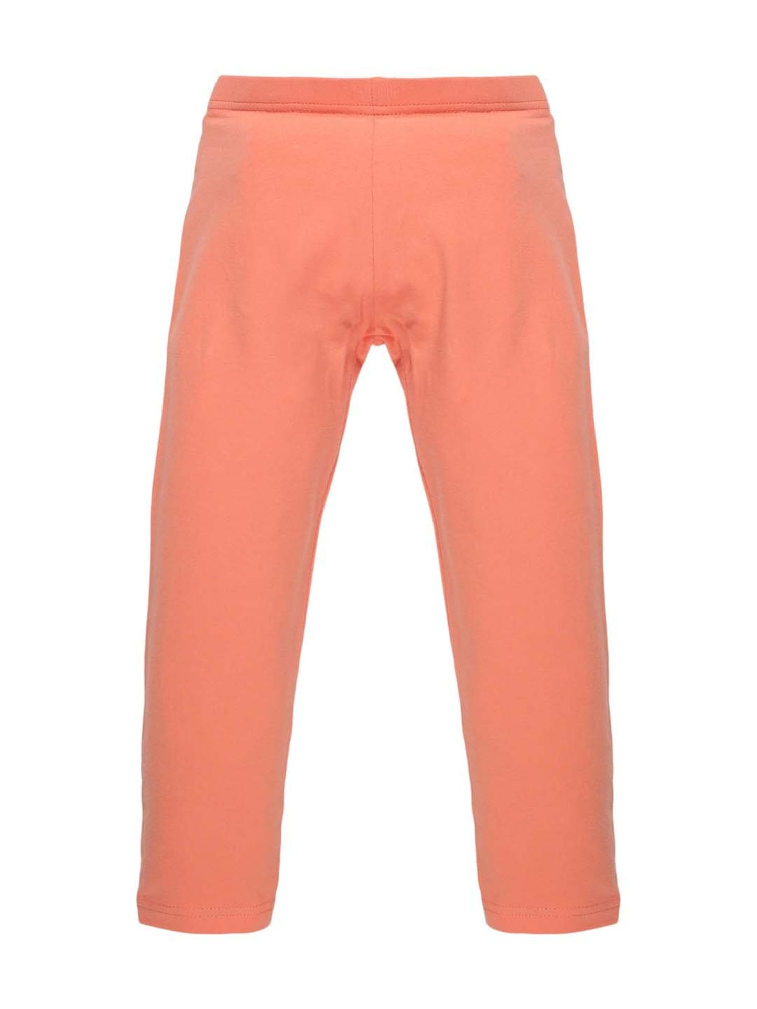 Jockey Kids White & Black Cotton Striped Leggings