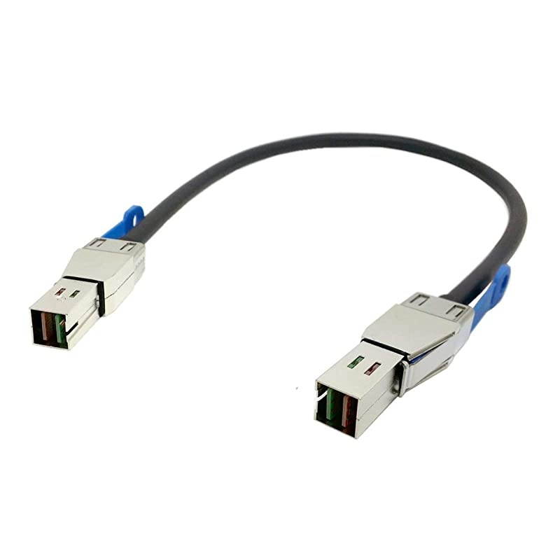 Mini SAS HD SFF8644 to Mini SAS High Density HD SFF8644 Data Server Raid Cable 50cm 12Gbps