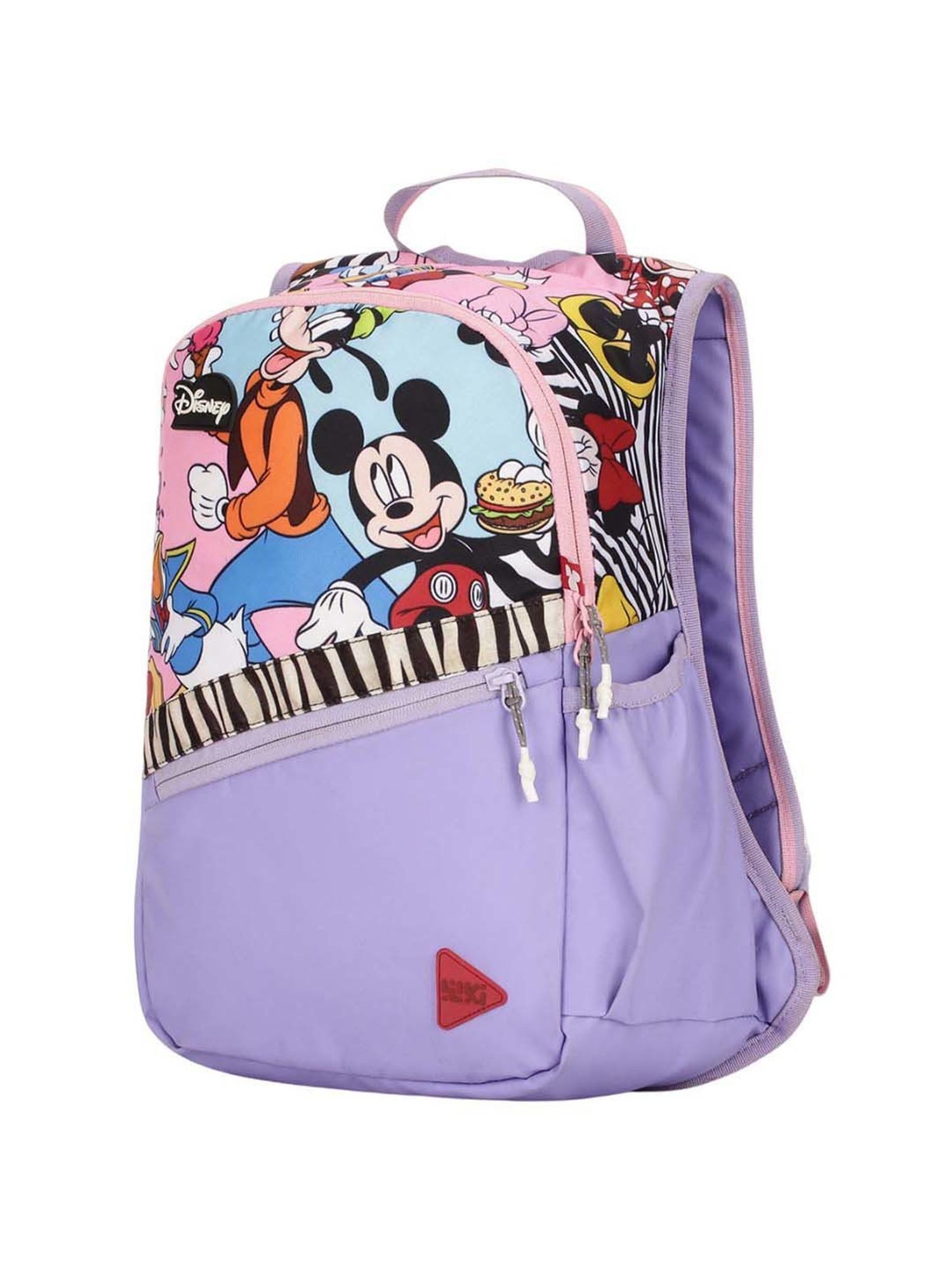 Wiki Mickey 15 Ltrs Purple Medium Backpack