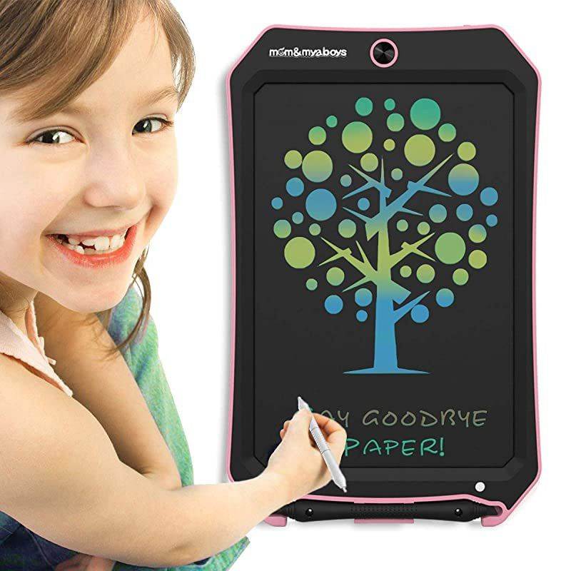 LCD Writing Tablet 8.5 inch Drawing Pad Colorful Screen Doodle Board for Childern Gift Toys for 2 3 4 5 6 Year Old Girls Boys(Pink-Cc)