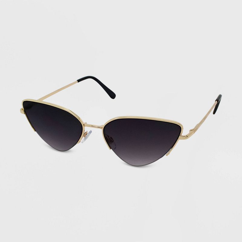 Women's Retro Cateye Sunglasses - Wild Fable™ Gold