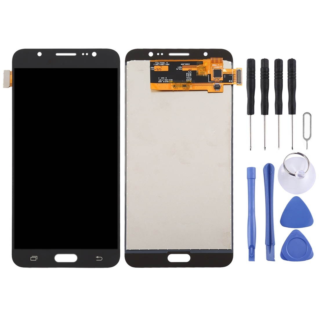 Replacement TFT Material LCD Screen and Digitizer Full Assembly for Galaxy J7 (2016) / On 8, J710F / J710FN / J710M / J710MN / J7108(Black)