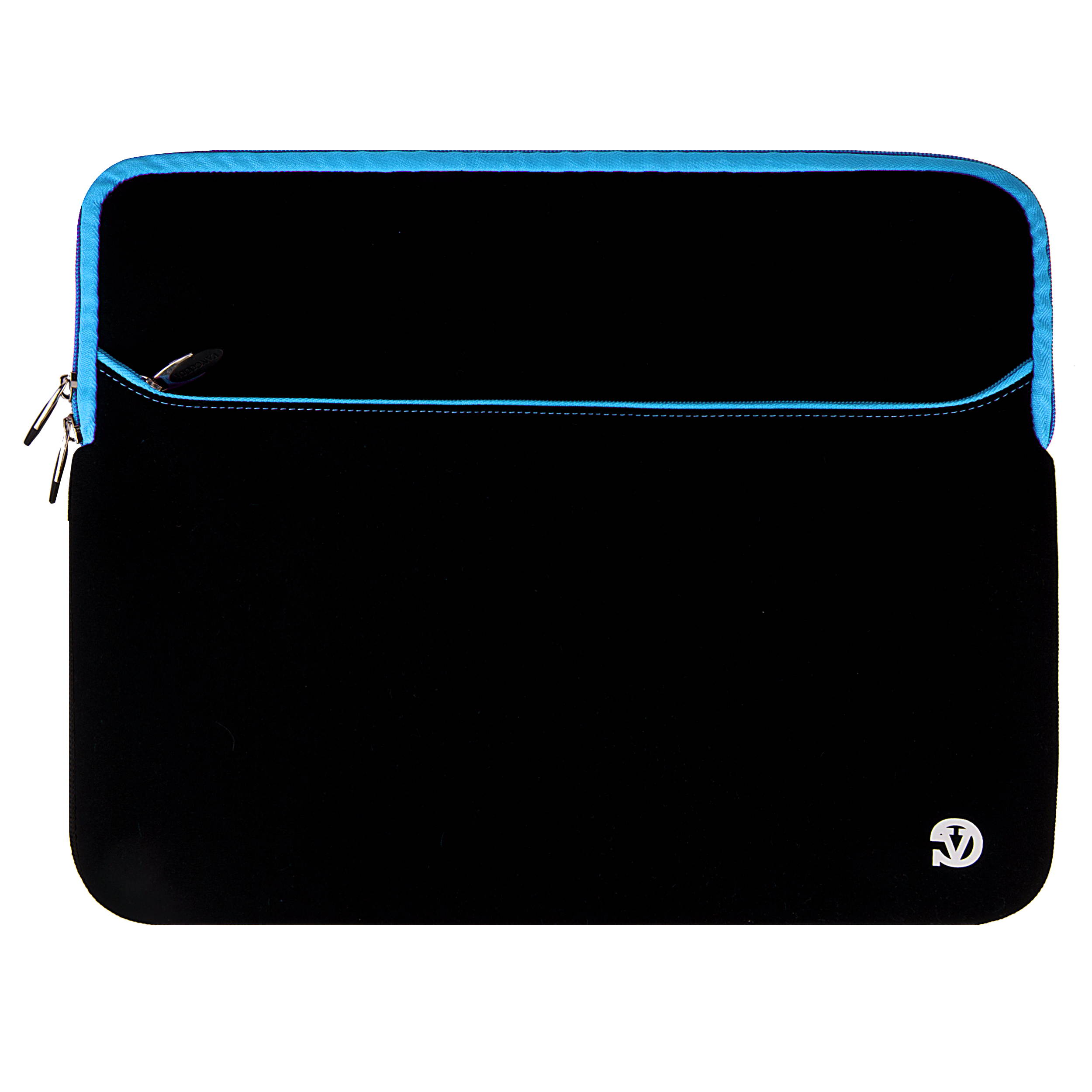 VanGoddy Black with Blue Trim Universal 15 to 15.6 Inch Neoprene Sleeve