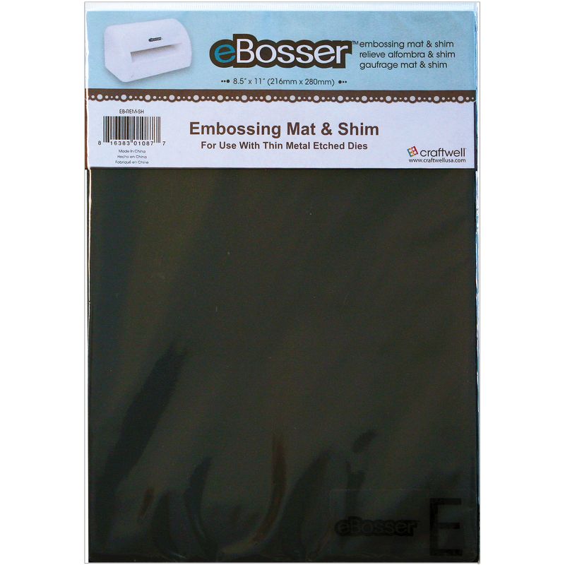 eBosser Universal Embossing Mat & Magnetic Shim-8.5"x12"