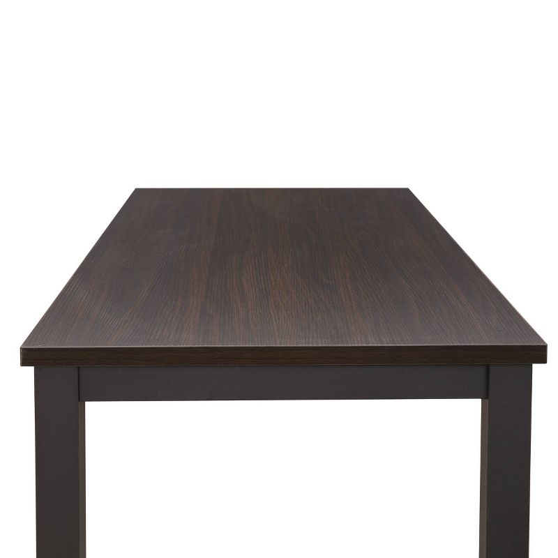 Jane Office Desk Walnut/Black - Edgemod