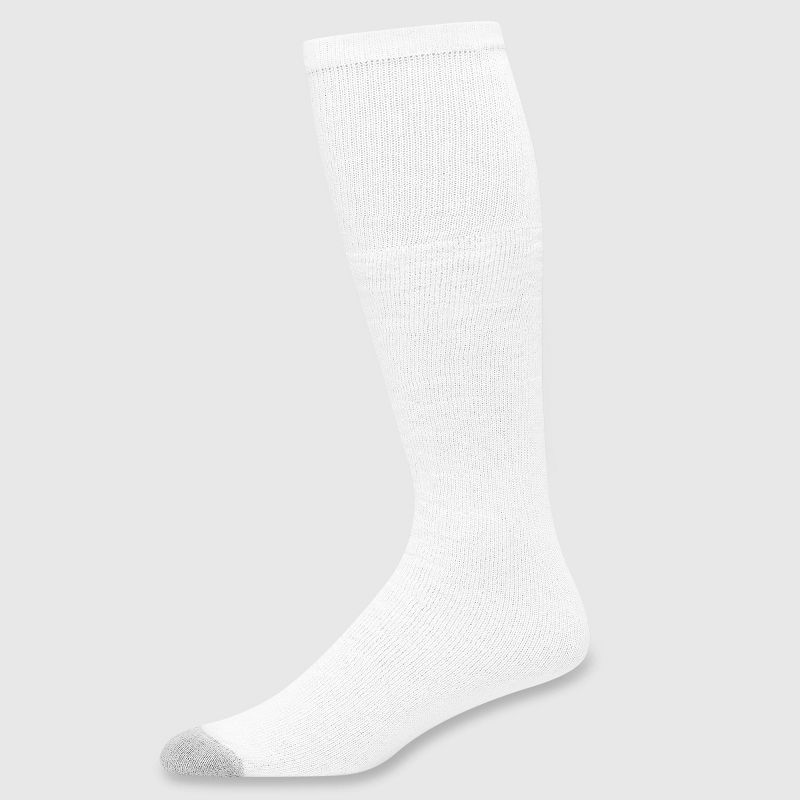 Hanes Men's Over the Calf Socks 6pk - White 6-12