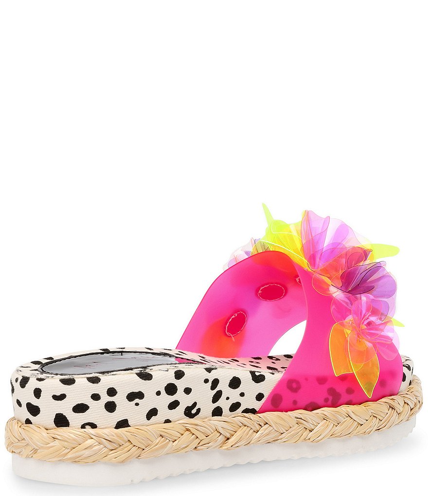 Betsey Johnson Marge Printed Flatform Espadrilles