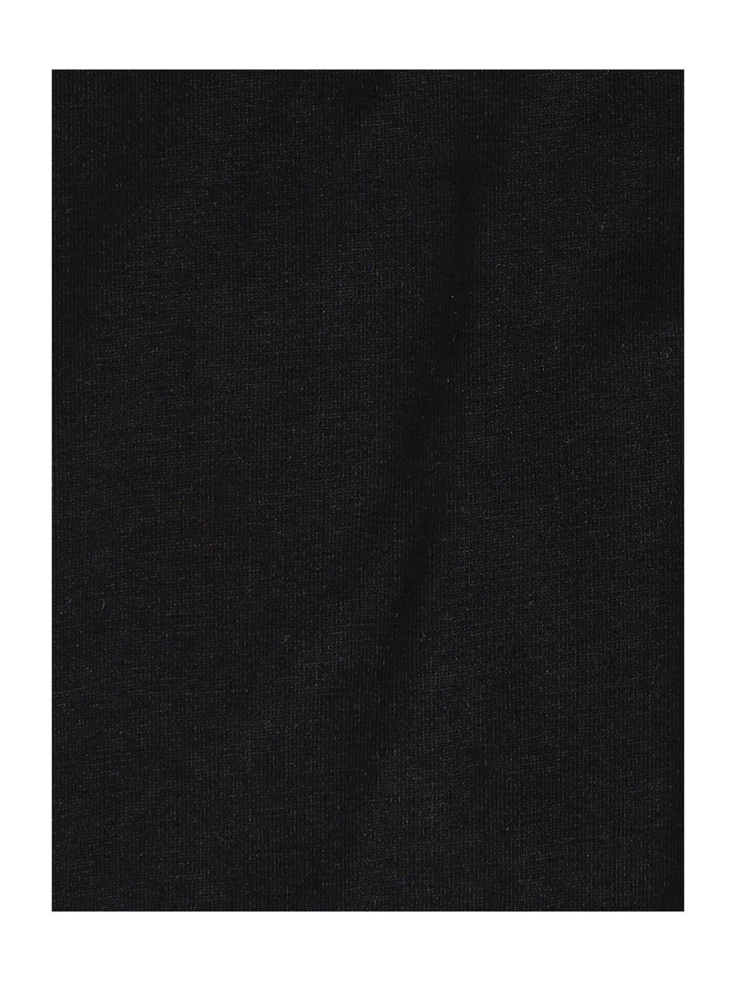 MINIKLUB Kids Black Solid Leggings