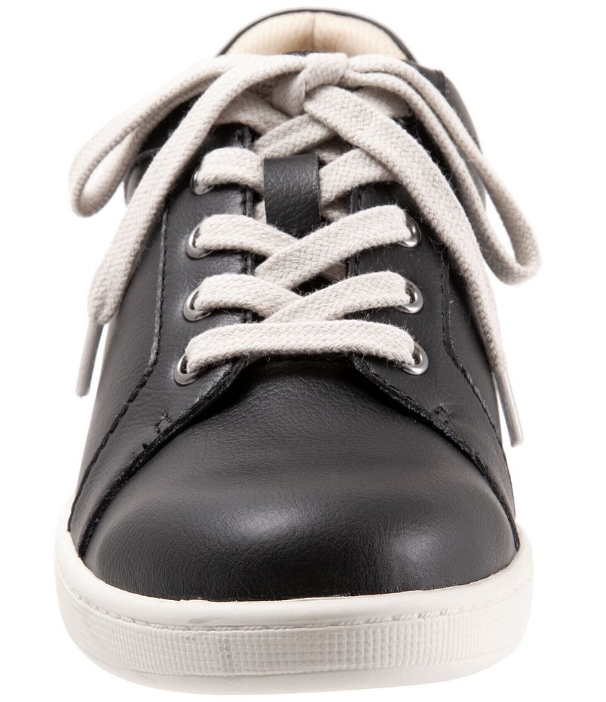 Trotters Adore Leather Lace-Up Sneakers