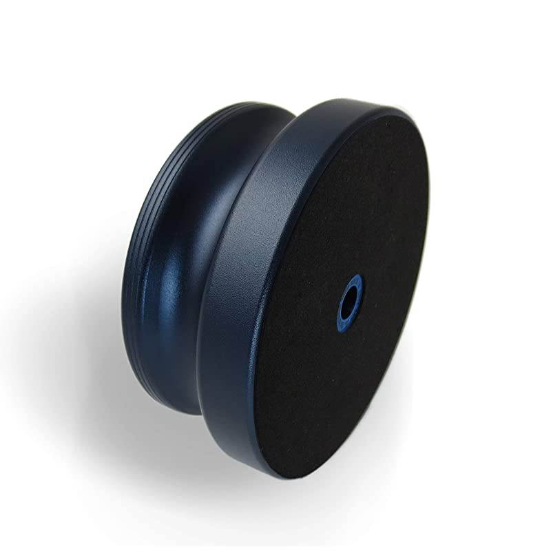 Rock & Roll Series 380 Record Weight Turntable Stabilizer (380 g) - Anodized Aluminum - Laser Engraved Surface - R&R Guitar - Color: (Aztec Gold)