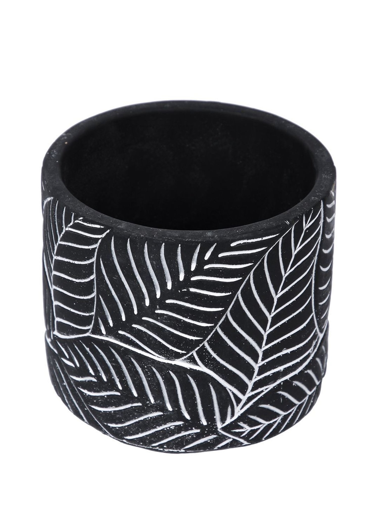 TAYHAA White Ceramic Leaf Shape Vase