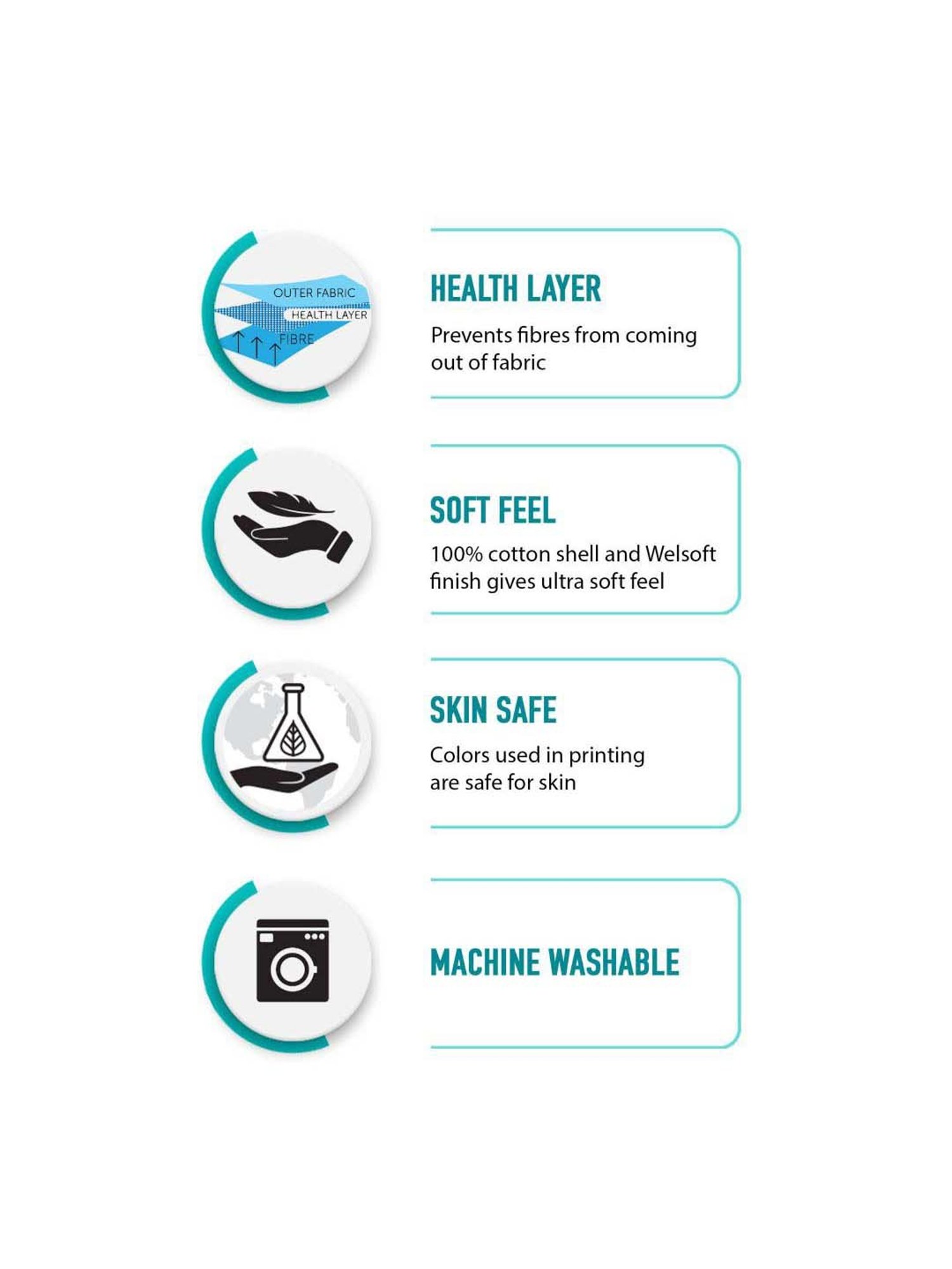 Spaces Atrium Plus Navy & Beige Cotton 210 TC Quit - Set of 1