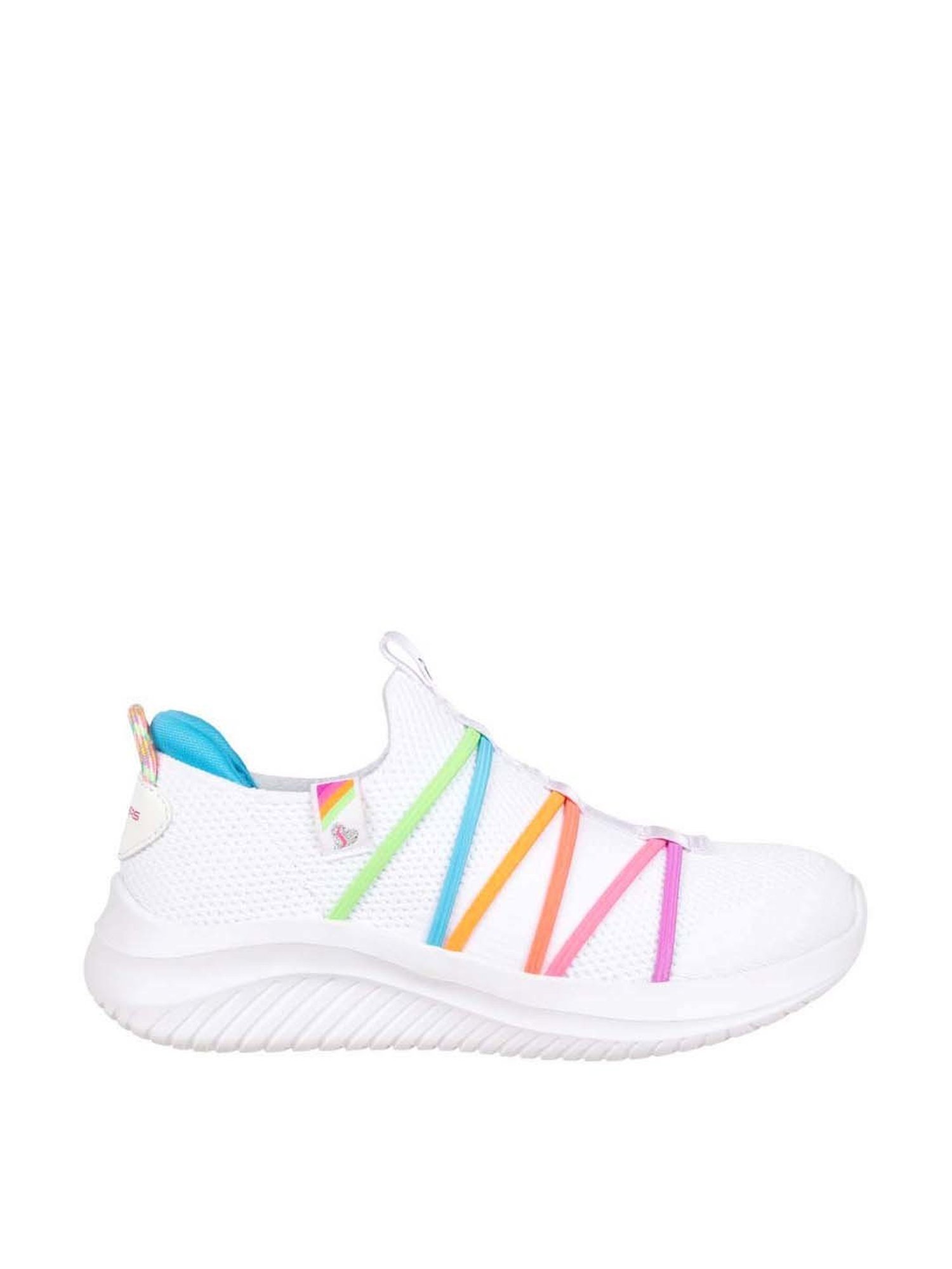 Skechers Kids ULTRA FLEX 3 White Walking Shoes