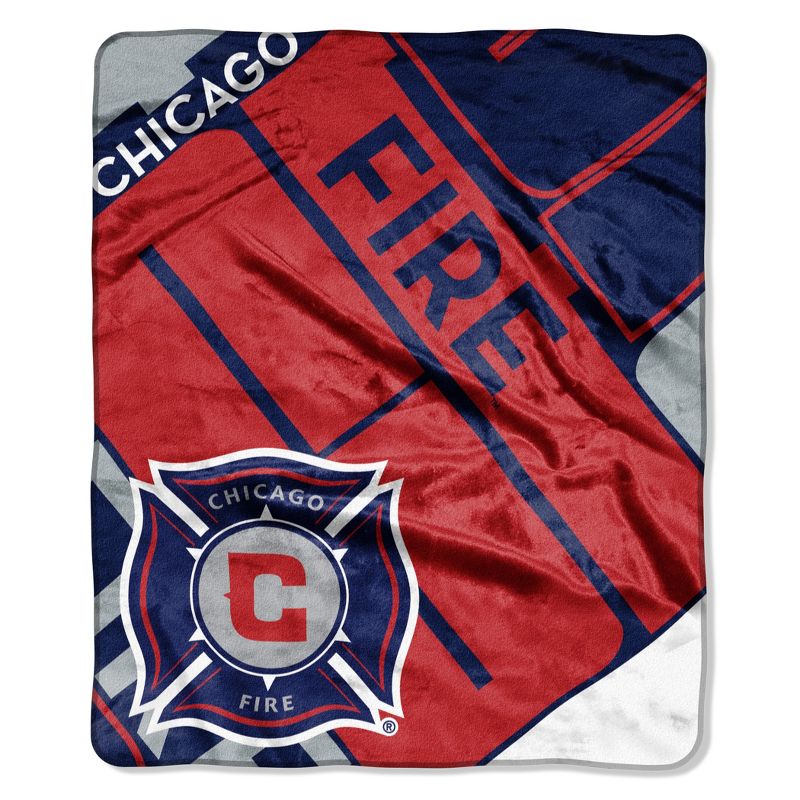 MLS Scramble Blanket Throw Blanket Chicago Fire