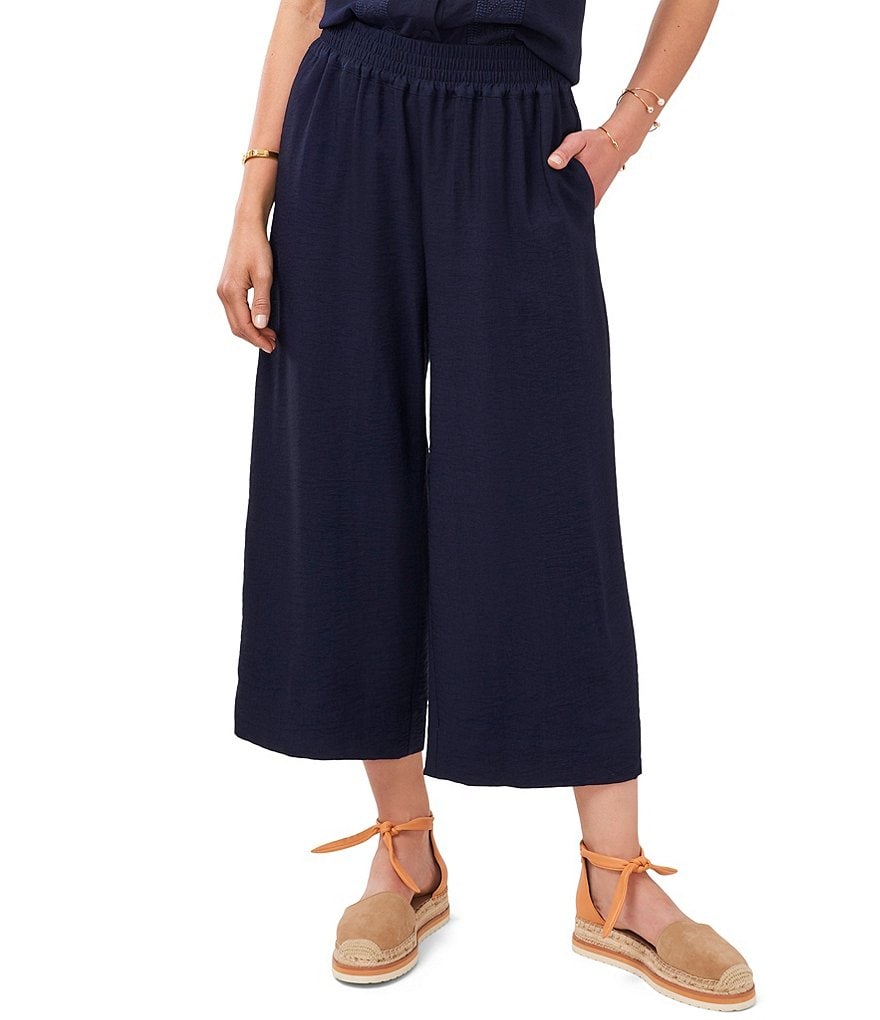 Vince Camuto Petite Size Wide Leg Rumple Pants