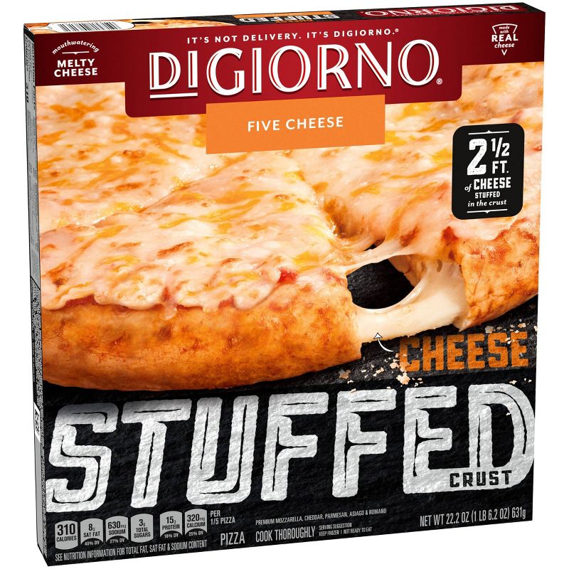 DiGiorno Five Cheese Frozen Pizza with Cheese Stuffed Crust - 22.2oz