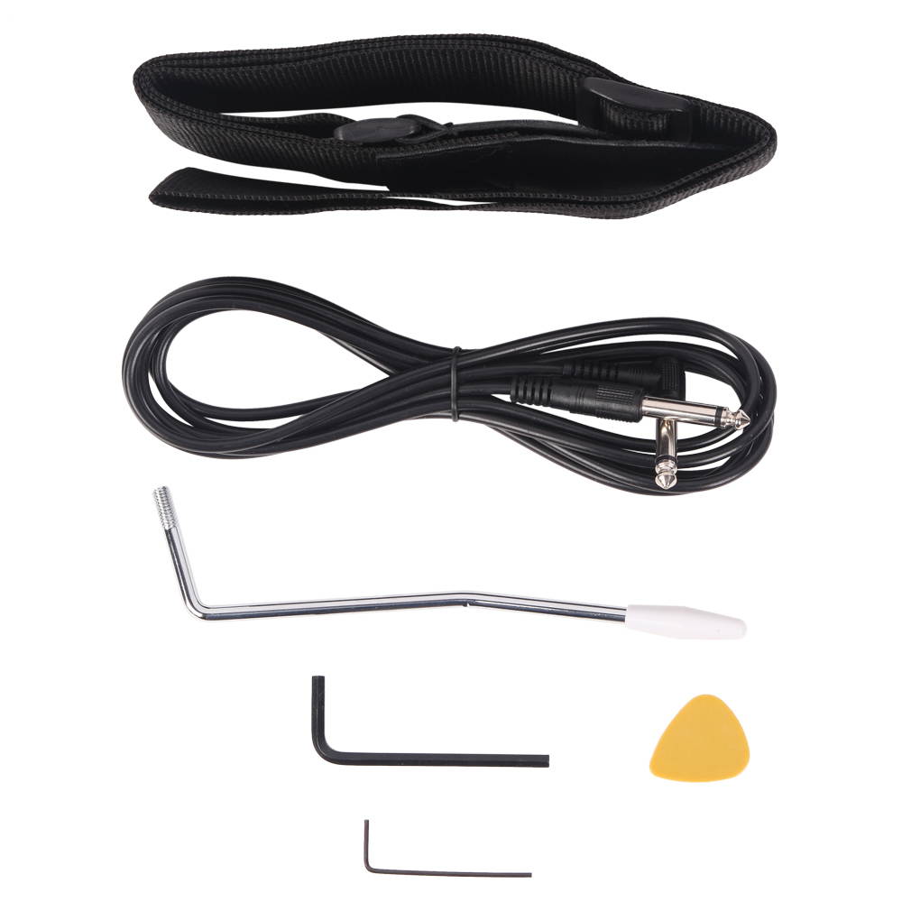 Stylish Electric Guitar, with Guitar Amplifier,Guitar Bag,Strap,Power Wire,Spanner Tool,Plectrum,Tremolo Bar