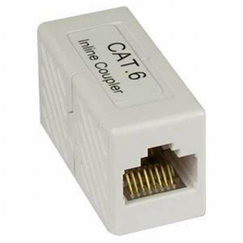 Black Point Products BT-223 White Cat 6 8C In-Line Coupler, White