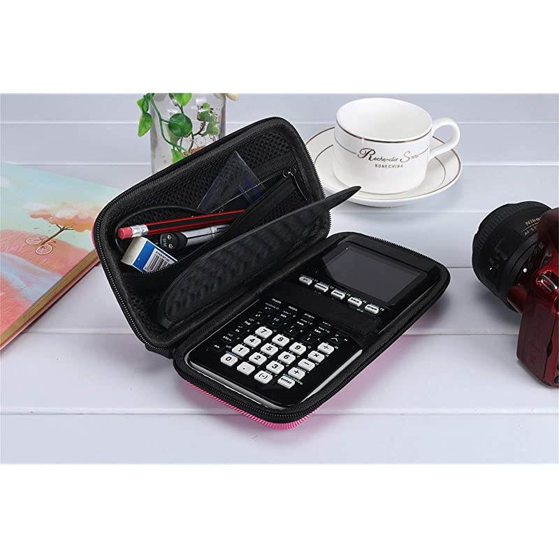 Hard EVA Case Shockproof Carry Storage Travel Bag Protective Box for TI-84 Plus CE/Color TI-83 Plus,TI-89 Titanium, HP 50G Scientific and Financial Graphing Calculators
