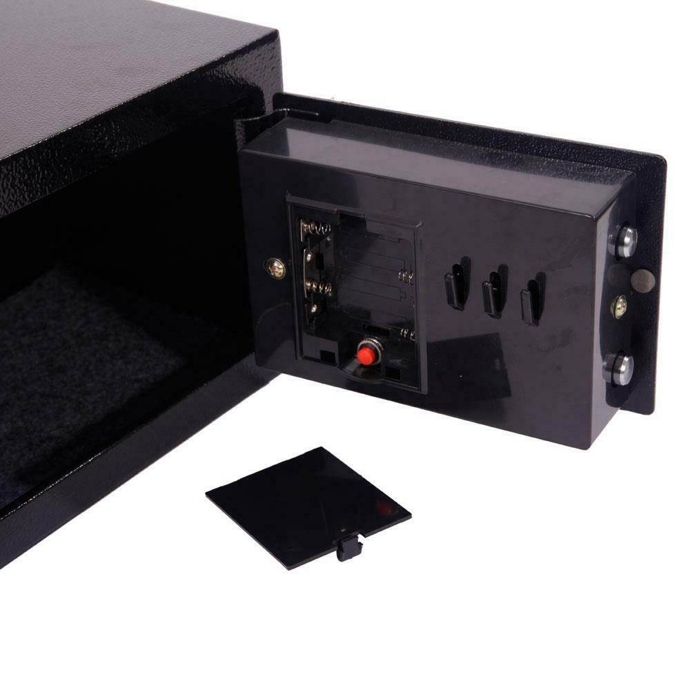 New Electronic Digital Safe Box Keypad Lock Home Office Hotel Hide Cash Black