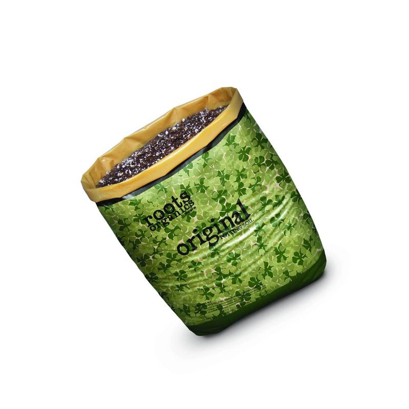 Roots Organics ROD Hydroponic Gardening Ready-to-Grow Coco Fiber-Based Potting Soil, 1.5 Cubic Feet/10 Gallon for Plants (6 Pack)